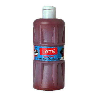 Lets Akrilik Boya 500 ML Kahverengi L-5308 resmi