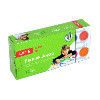 Lets Parmak Boyası 25 ML 12 Renk L-5512 resmi