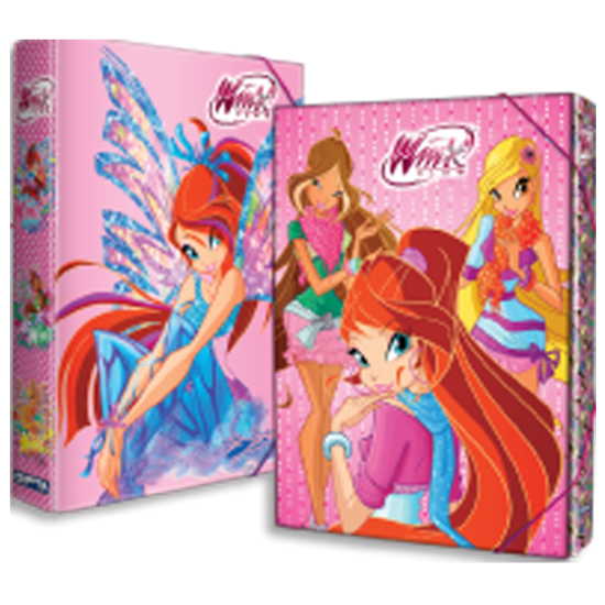 Gıpta Lastikli Kutu Dosya 25x35 Winx Club 3101 resmi
