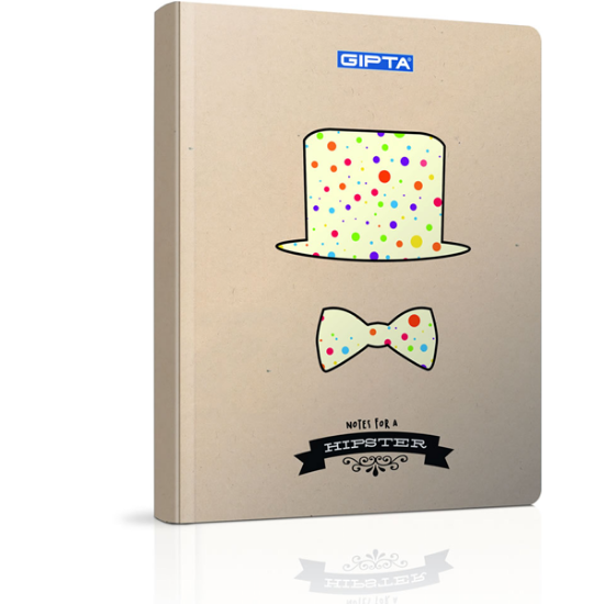 Gıpta Defter Hipster Sert Kapak Kareli-Çizgili-Çizgisiz 120 YP 13x21 2803 resmi