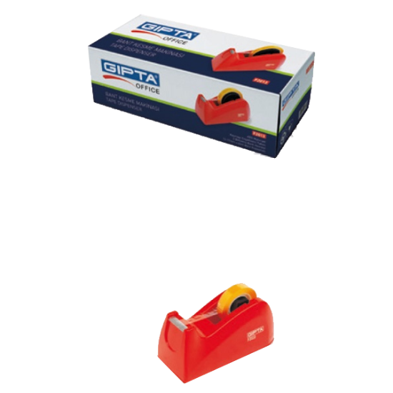 Gıpta Selefon Bant Makinası Orta Boy 15x33 Kırmızı F2033 resmi