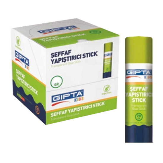 Gıpta Stick Yapıştırıcı 20 GR Şeffaf F402 (12 Adet) resmi