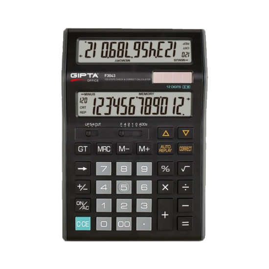 Gıpta Hesap Makinesi Masa Üstü 12 Hane F3043 resmi