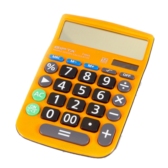 Gıpta Hesap Makinesi Masa Üstü 12 Hane F3046 resmi