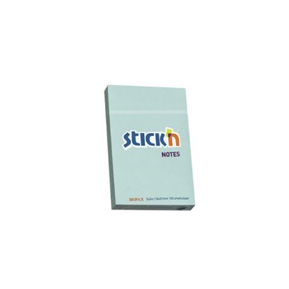 Hopax Stıckn Yapışkanlı Not Kağıdı 100 YP 76x51 Pastel Mavi HE21146 (12 Adet) resmi