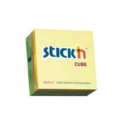 Hopax Stıckn Yapışkanlı Not Kağıdı 400 YP 76x76 Pastel Renkler 21013 resmi
