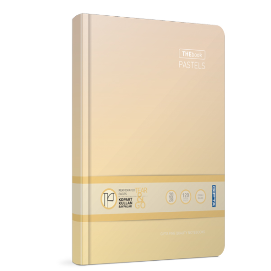 Gıpta Defter Thebook Pastels Sert Kapak Çizgili 120 YP 14x20 3058 resmi