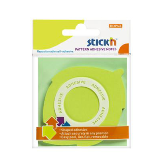 Hopax Stıckn Yapışkanlı Not Kağıdı Yaprak Şekilli 50 YP 70x70 Yeşil 21543 resmi