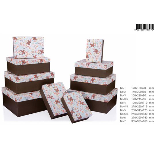 Gıpta Hediye Kutusu Marıposa Dikdörtgen 10 LU Bx76790 resmi