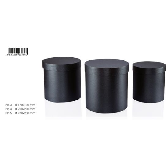 Gıpta Hediye Kutusu Rutıla Anthracıte Silindir 3 LÜ BX78600 resmi