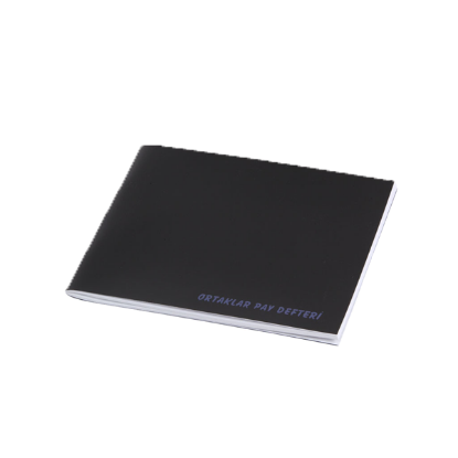 Gülpaş Ortaklar Pay Defteri Plastik Kapak 40 YP 122 (12 Adet) resmi