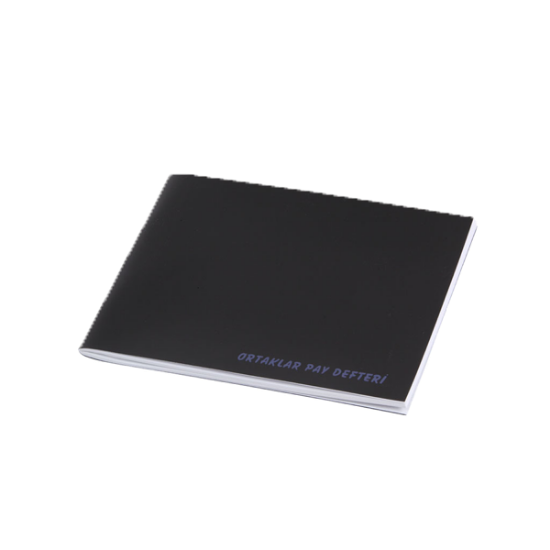 Gülpaş Ortaklar Pay Defteri Plastik Kapak 40 YP 122 (12 Adet) resmi