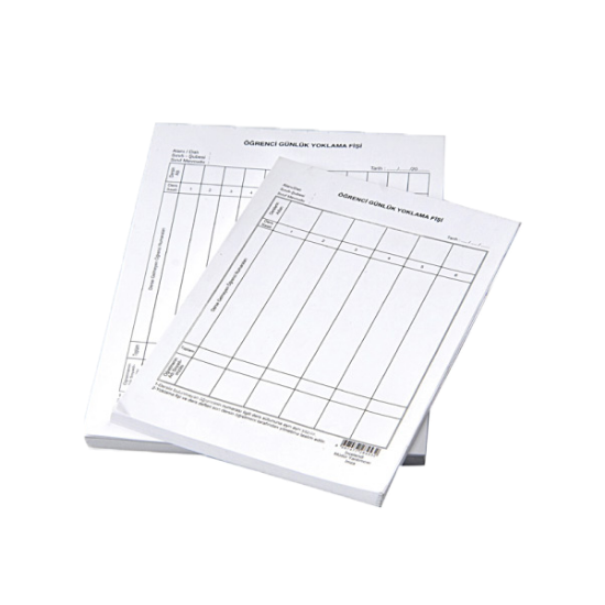 Gülpaş Öğrenci Yoklama Fişi 10 Derslik 100 Lü (12 Adet) resmi