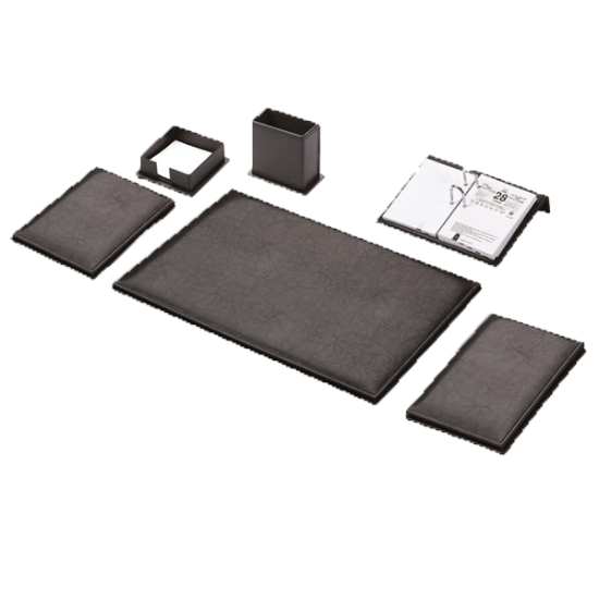 Gülpaş Sümen Takımı 6 Parça Napa Suni Deri Siyah 903 resmi