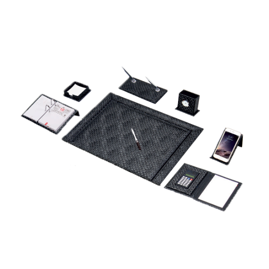 Gülpaş Sümen Takımı 10 Parça Lüks Örgü Siyah 237 resmi