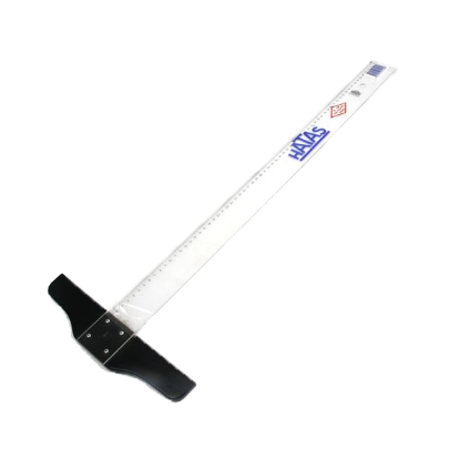 Hatas T Cetvel Mika Tekniker Plastik 65 CM 1020 resmi