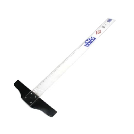 Hatas T Cetvel Mika Tekniker Plastik 65 CM 1020 resmi