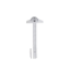 Hatas T Cetvel Oynar Başlı Mika İnce Bizote Minkale Başlık Akrilik 120 CM 1220 resmi