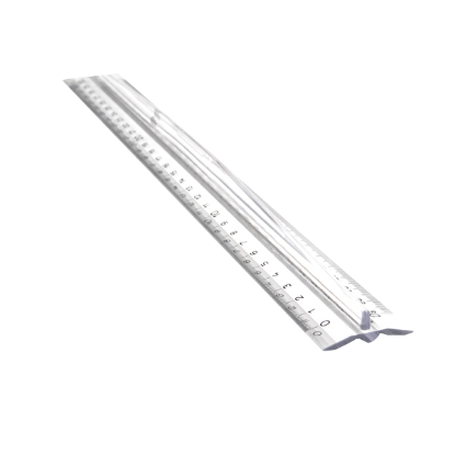 Hatas Tribli Desimetre Şeffaf 30 CM 0250 (20 Adet) resmi