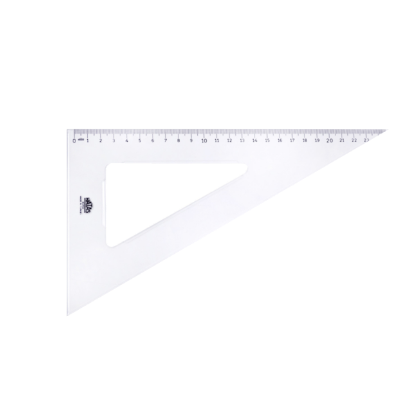 Hatas Öğrenci Gönyesi 60 Derece Plastik 26 CM 0770 (20 Adet) resmi