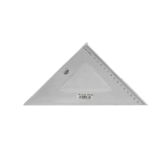 Hatas Öğrenci Gönyesi 45 Derece Plastik 26 CM 0780 (20 Adet) resmi