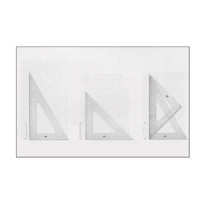 Hatas Öğrenci Gönye Seti 45-60 Derece Plastik 26 CM 0806 (10 Adet) resmi