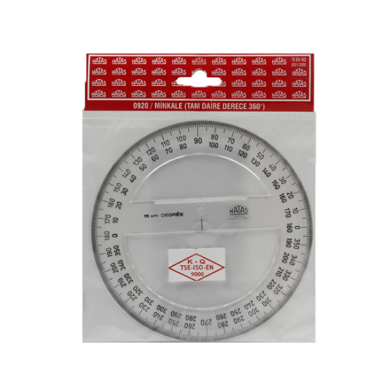 Hatas Minkale Plastik 360 Derece 15 CM 0920 (20 Adet) resmi