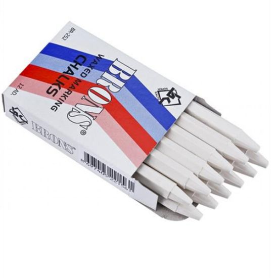 Brons Tebeşir Yuvarlak Yağlı Beyaz 12 Lİ BR-252 resmi