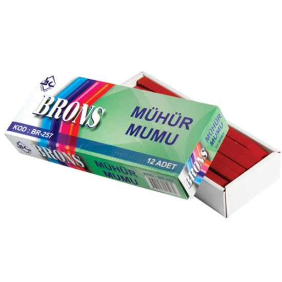 Brons Mühür Mumu 420 GR Kırmızı 10 LU BR-257 resmi