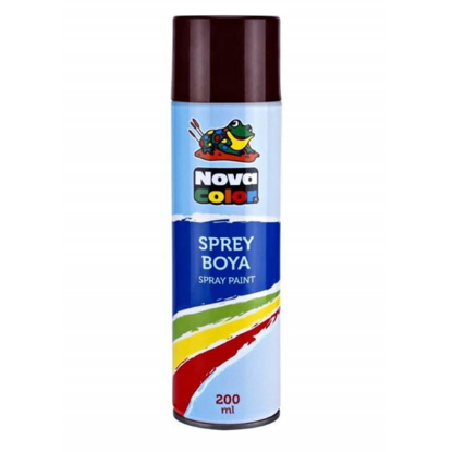 Nova Color Sprey Boya 200 ML Kahverengi NC-806 resmi