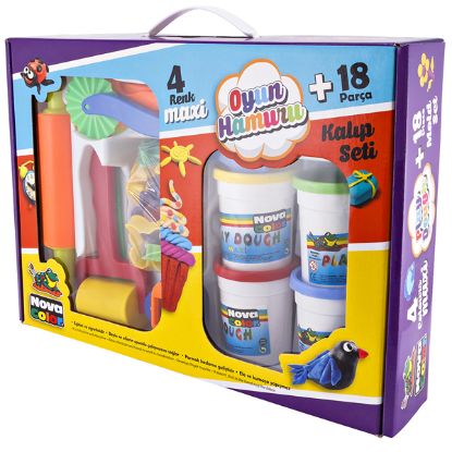 Nova Color Oyun Hamuru Kalıp Seti 18 Parça NC-851 resmi