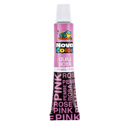 Nova Color Guaj Boya Tüp 12 Lİ Pembe NC-124 (12 Adet) resmi
