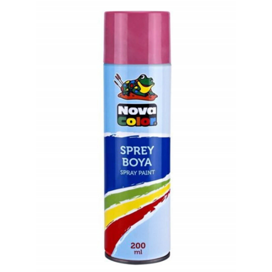 Nova Color Sprey Boya 200 ML Pembe NC-809 resmi