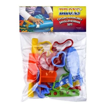 Brons Oyun Hamuru Kalıp Seti Küçük Şekiller BR-471 resmi