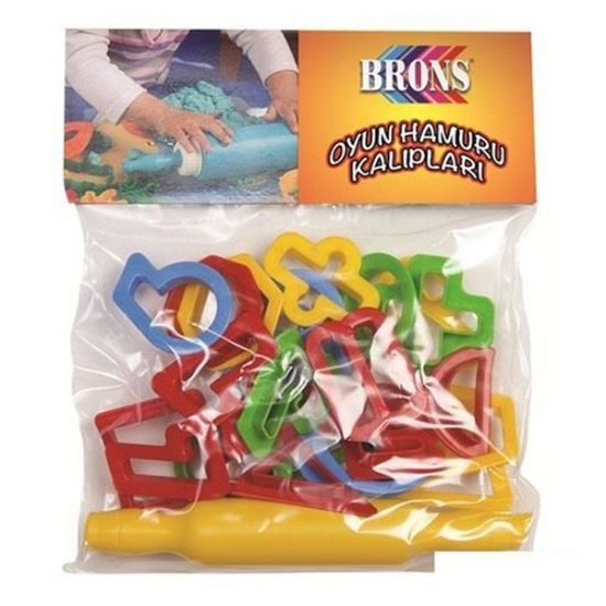 Brons Oyun Hamuru Matematik Kalıp Seti Br-472 resmi