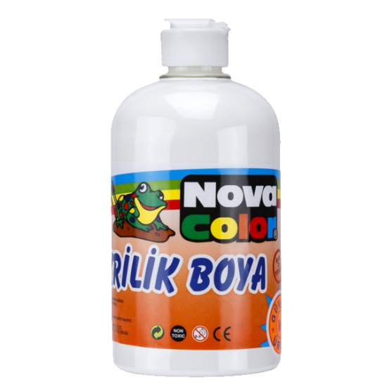 Nova Color Akrilik Boya 500 GR Beyaz NC-385 resmi