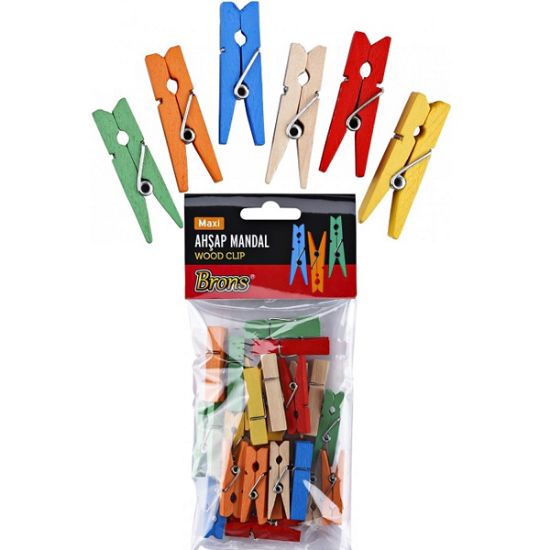 Brons Mandal Ahşap Renkli Küçük BR-904 resmi