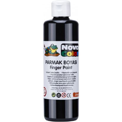 Nova Color Parmak Boyası Siyah 250 GR NC-445 resmi