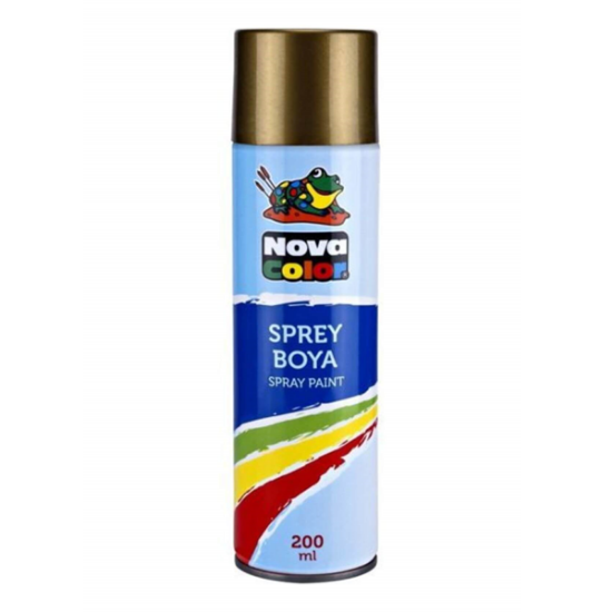 Nova Color Sprey Boya 200 ML Altın NC-811 resmi