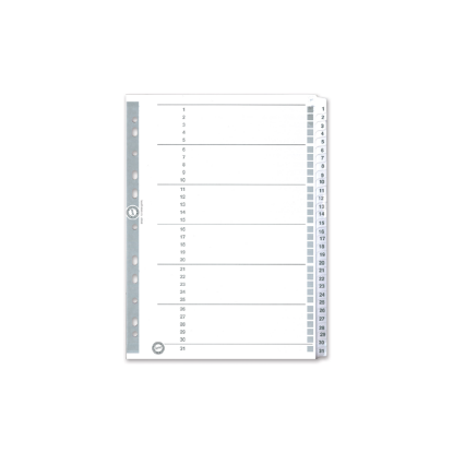 Serve Seperatör 1-31 Rakamlı Kağıt A4 SV5327 resmi