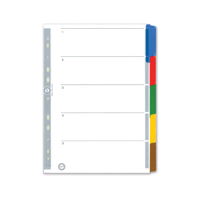 Serve Seperatör 5 Renkli A4 SV5520K resmi