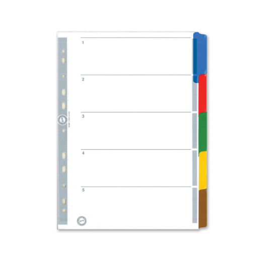 Serve Seperatör 5 Renkli A4 SV5520K resmi