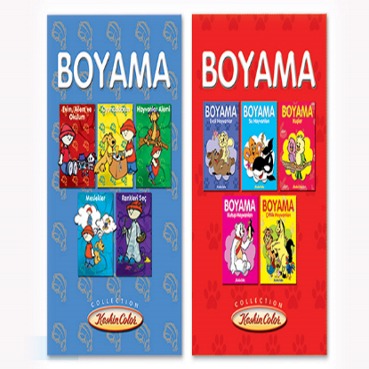 Keskin Color Boyama Kitabı Ciltli Karışık 20x28 resmi
