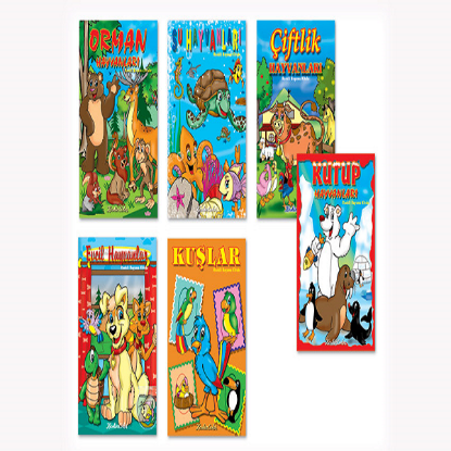 Keskin Color Boyama Kitabı Renkli Karışık 20x28 240100-99 resmi