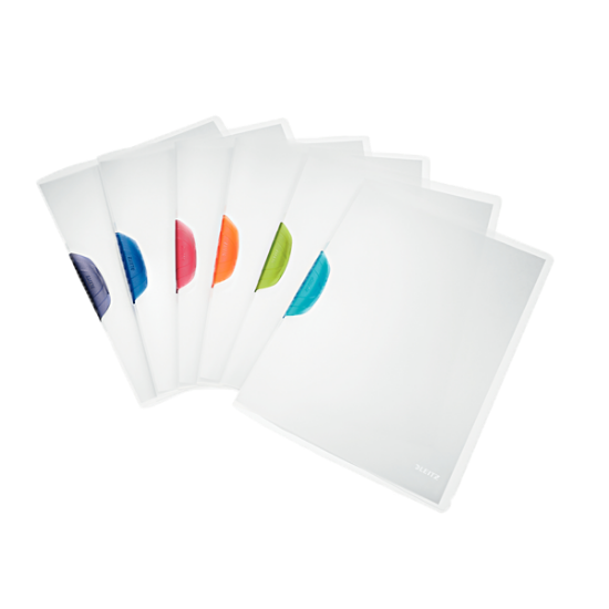 Leitz Sıkıştırmalı Dosya ColorClip Sırttan Klips 30 SY Mavi 4174-00-35 (6 Adet) resmi