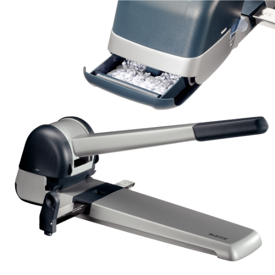 Leitz Kollu Perfaratör ( Delgeç ) 250 Syf Gri 5182 resmi