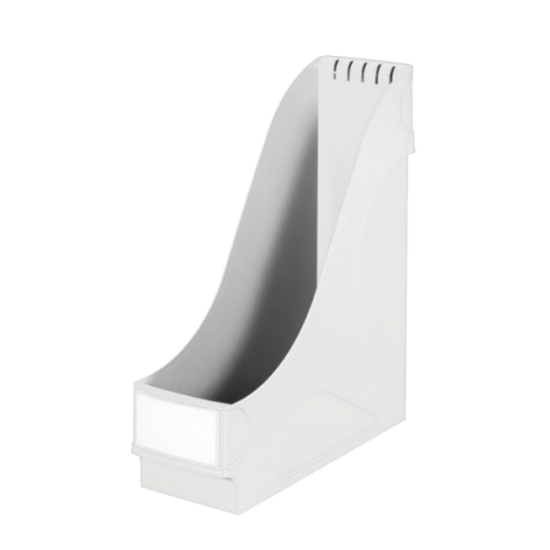 Leitz Kutu Klasör (Magazinlik) Plastik 9.8x31.8x29.1 Beyaz 2425T (8 Adet) resmi