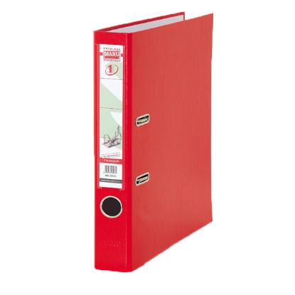 Manu Büro Klasör Dar Plastik Kırmızı 2035 resmi