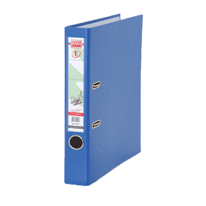 Manu Büro Klasör Dar Plastik Mavi 2035 resmi