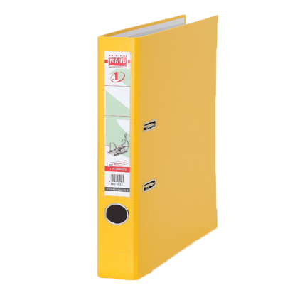 Manu Büro Klasör Dar Plastik Sarı 2035 resmi